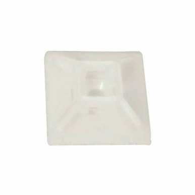 STEREN BASE AUTOADHERIBLE PARA CINCHOS SUJETACABLES, NYLON, BLANCO