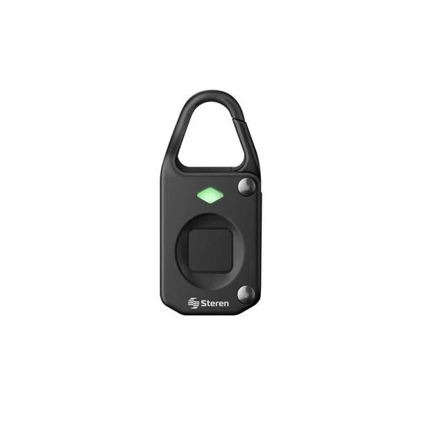 STEREN Candado de huella digital (biométrico) y Bluetooth ¡Usa tu huella digital o tu celular y olvídate de las contraseñas y las llaves! Capacidad: 10 usuarios. STEREN Candado de huella digital (biométrico) y Bluetooth ¡Usa tu huella digital o tu celular y olvídate de las contraseñas y las llaves! Capacidad: 10 usuarios.