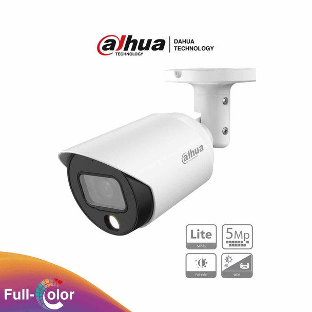 DAHUA HAC-HFW1509TN-LED - Camara Bullet Full Color de 5 Megapixeles/ Lente de 2.8mm/ 112 Grados de Apertura/ Leds para 20 Metros/ Metalica/ WDR de 120 dB/ IP67/ #FullColor DAHUA HAC-HFW1509TN-LED - Camara Bullet Full Color de 5 Megapixeles/ Lente de 2.8mm/ 112 Grados de Apertura/ Leds para 20 Metros/ Metalica/ WDR de 120 dB/ IP67/ #FullColor