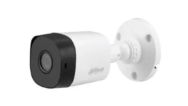 DAHUA HAC-B1A11-0280B es una cámara bullet HDCVI con resolución de 720p, equipada con un lente de 2.8 mm y un ángulo de visión de 93°. Ofrece visión nocturna con infrarrojos de hasta 20 metros y cuenta con clasificación IP67