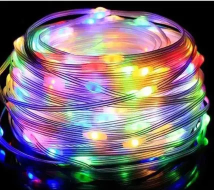 DAHAN 3B4901 TC14-14 Serie de Luces LED/ Cable Plano RGBIC/ 20 Metros/ 200 Leds (de tipo gota) / Se controla por app y control remoto/ SMART