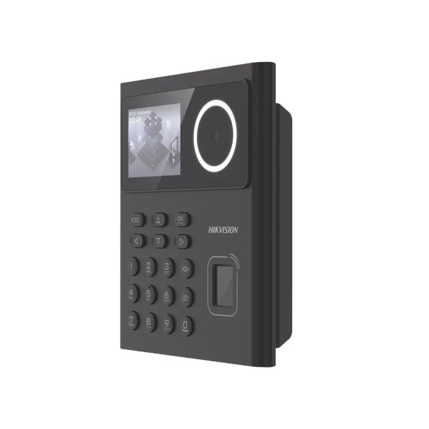 Terminal Min Moe WiFi con Batería de Respaldo / Administrable por Smartphone o Nube / Acceso y Asistencia / Huella, Facial y Tarjetas MIFARE / 500 rostros y 1,000 Huellas y Tarjetas / Detección de Cubrebocas / Hik-Connect Teams / HIK-IA.