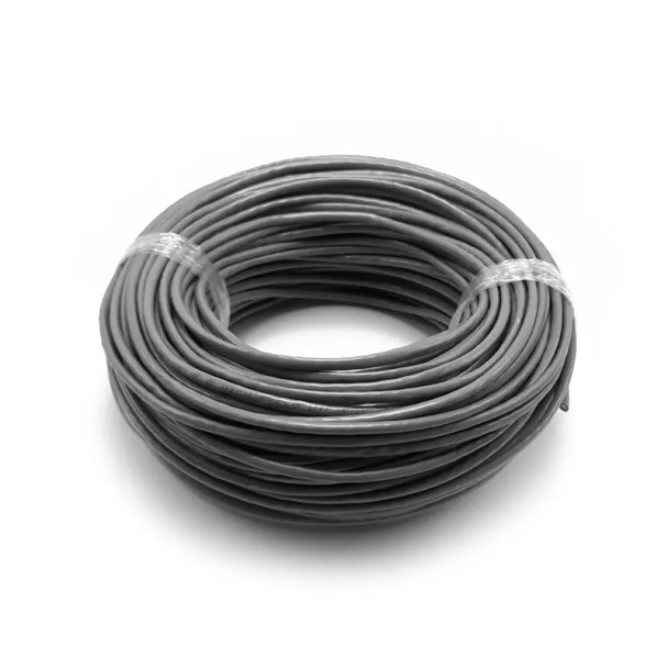 XCASE C10014GRI Cable UTP Cat5e Gris Oscuro 100 Metros para Redes de Voz y Datos