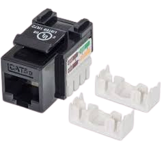ERSA TE202NE JACK UTP CAT5E NEGRO 