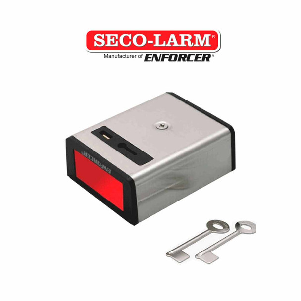 SEC-LARM SEC-SS078Q - Botón de Pánico de restablecimiento manual metálico Normalmente Abierto 