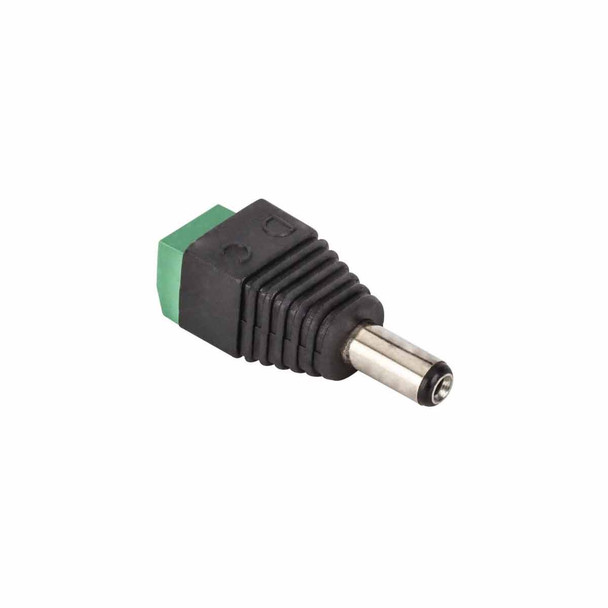 STEREN CCTV-320 Conector de corriente de plug macho / UTP invertido 2.1 mm a 2 terminales atornillables