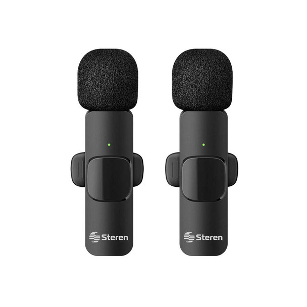 STEREN Micrófonos inalámbricos de solapa USB / USB C / Lightning / 