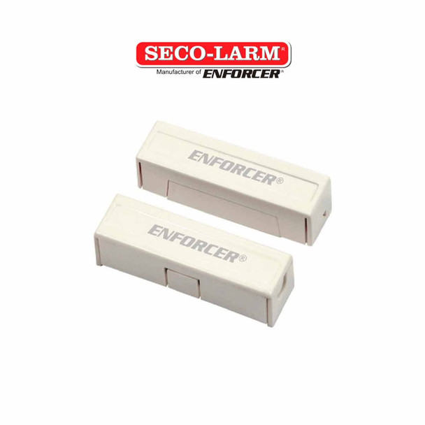 Seco-Larm SM433TQW - Contacto magnetico BLANCO de sobreponer 1-1/4"