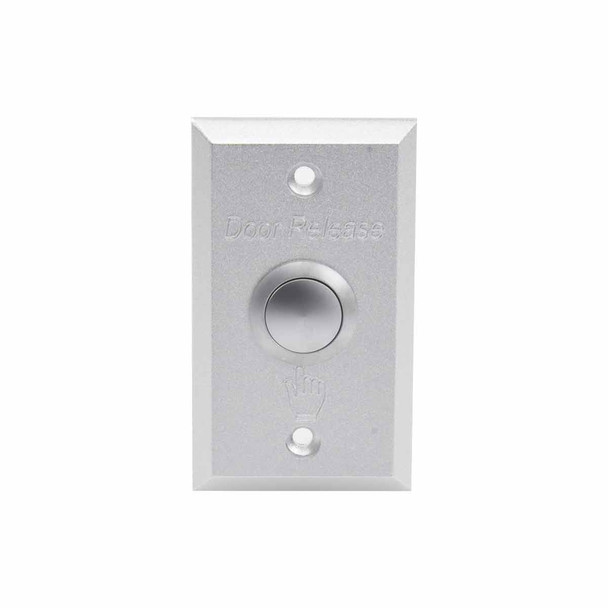 ACCESSPRO PRO800B BOTON DE PETICION DE SALIDA COMPACTO NO & NC.Fabricado en aluminio, duradero y resistente Soporta tensión hasta 24VCC.