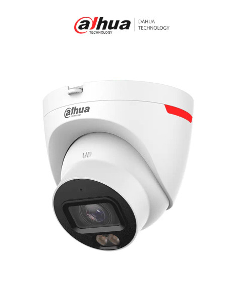 DAHUA DH-IPC-HDW2249TP-S-LED-0280B-PRO- Cámara IP Domo de 2MP / WizColor /WizSense/ IA/ SMD Plus/ Protección perimetral/ Lente de 2.8 mm/ Micrófono integrado/ WDR 120 dB/ Ranura MicroSD/ PoE/ IP67