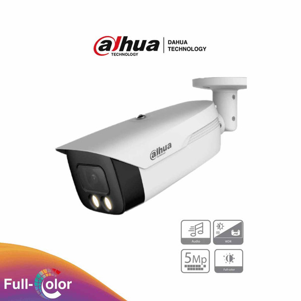 Cámara Bullet Dahua HAC-HFW1509MHN-A-LED-0360B-S2 5MP Full Color con Audio