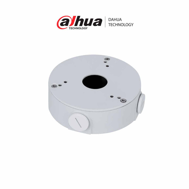 DAHUA PFA13G - Caja de Conexiones Metálica/ Compatible con Domo y Bala/ Consulte la Selección de Accesorios/ Series: HAC-HDW1200/1230/1500/1220SL, IPC-T1B20/40/ IPC-T1B20-L / HAC-HDW1801TL-A/ HAC-HDW1200TL-A/Entre Otras/ Uso Interior