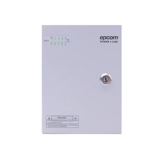 Epcom XP9DC16HD Fuente PREMIUM/ 11-15 V/ 9 canales/ 16 A/ Alta tecnología en seguridad/ Doble ventilador/ Hasta 1.8 Amperes por Salida/ Filtro de ruido por canal/ Diseño de alta gama