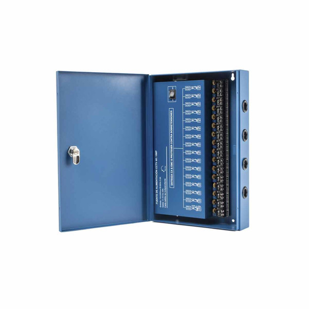 Fuente de poder profesional 11-15 V / 16 canales / 16 A / Hasta 1.8 Amperes por Salida