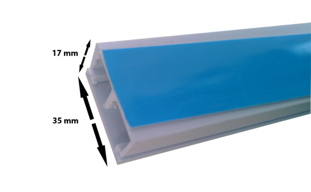HM HM1735A-2 CANALETA PVC 17X35 2M ADHES 