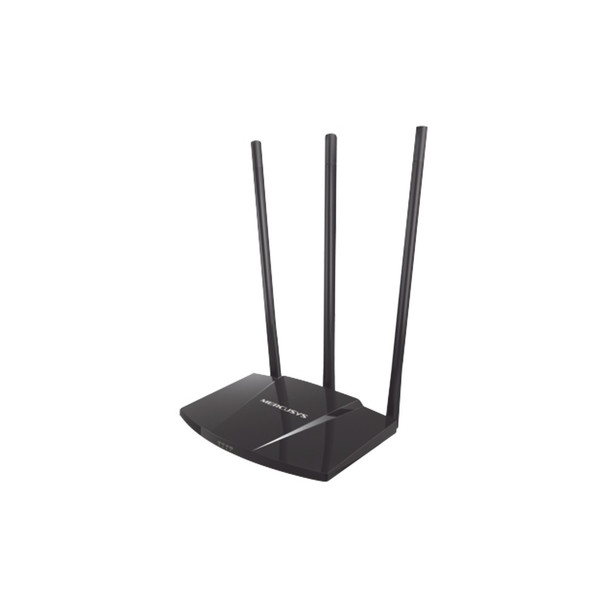 MERCUSYS MW330HP - Router inalámbrico N de alta potencia, velocidad de 300 Mbps en 2.4 GHz, con 1 puerto WAN Fast Ethernet y 3 puertos LAN Fast Ethernet. Ofrece cobertura ampliada de WiFi con 3 antenas de 7 dBi y función de control parental