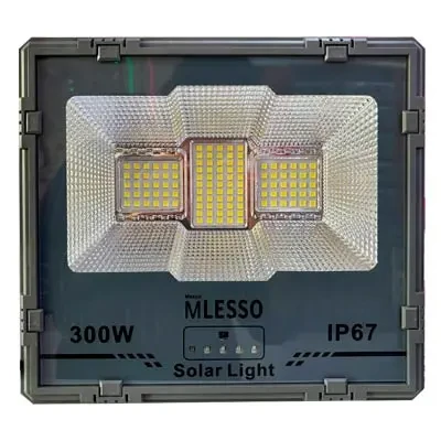 MLESSO M-TYNGD0060300 REFLECTOR CON PANEL SOLAR DE 300W/ LUZ BLANCA/ 6500K