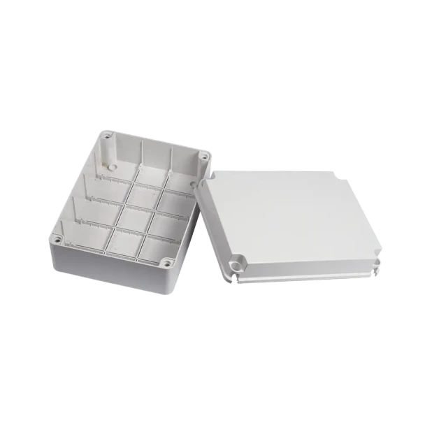 PRECISION PST-1924-E Gabinete de Plástico IP55 (190X240X95 mm). Protección EMI. Para Instalaciones Comerciales, Residenciales e Industriales. Incluye Tornillería para su Tapa. Operación de -40 a 120°C de temperatura