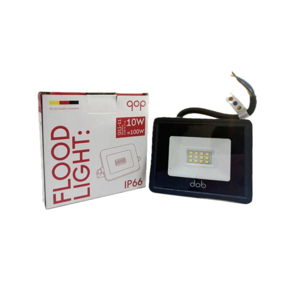 QOP Q11-11 Reflector LED Thin 10W 6000K IP65