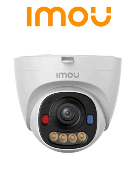 IMOU PS8D - 3MP Cámara Domo, 3MP, PoE, IP67, H.265, Smart Color, disuación activa, Detección de Humanos y Vehiculos, Microfono, Soporta Micro SD 512GB, AOR MODE, ONVIF