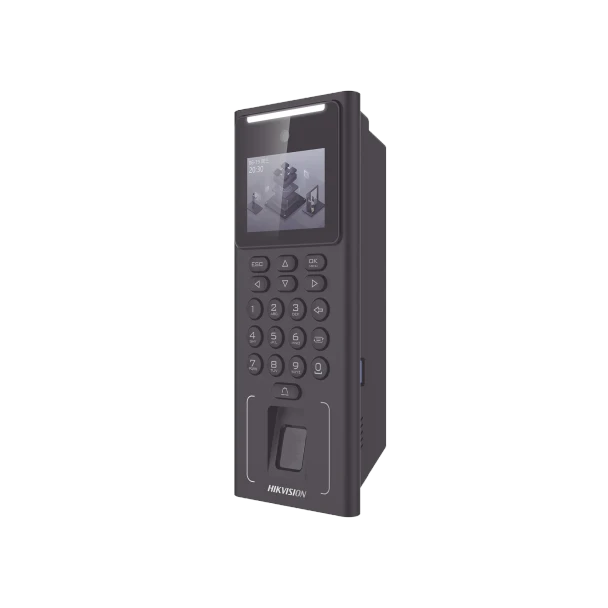 HIKVISION DS-K1T321MFWX-B/S Terminal Facial Min Moe WIFI con Batería de Respaldo / Administrable por Smartphone o Nube / Acceso y Asistencia /500 Rostros y Lector de Tarjetas MIFARE / 3,000 Huellas / 3,000 Tarjetas