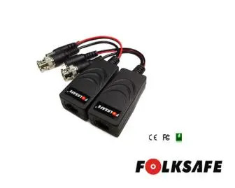 FOLKSAFE FS-HD4301VP TRANCEPTOR RANSMISOR/RECEPTOR DE VIDEO Y VOLTAJE (12V/24V DC/AC) COMPATIBLE CON TODAS LAS MARCAS DE CÁMARAS CON FORMATO DE VIDEO AHD, HD-TVI, HD-CVI