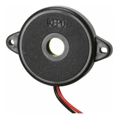 STEREN BGD Buzzer de 3,8 kHz, con señal de tono constante de 72 dB (zumbador o avisador acústico) Funciona únicamente con circuito alimentador, ideal para aplicaciones pequeñas como alarmas