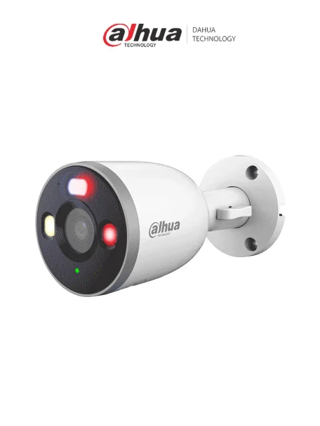 DAHUA DH-F5D-PV - Cámara IP Bullet WiFi de 5 Megapíxeles /Full Color + Iluminación Dual Inteligente/ Lente 2.8mm/ Alarma de luz y sonido/ Detección humana y de vehículos/ 30 Metros de Iluminación/ Audio bidireccional/ IP67