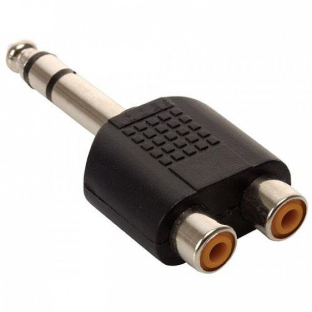 STEREN 251-105 2JACK RCA/ PLUG6.3MM H/M 