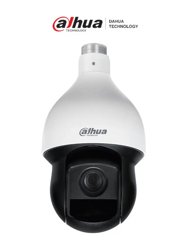 DAHUA DH-SD59232DB-HC - Cámara PTZ de 2 MP con zoom óptico de 32x , ideal para vigilancia detallada. Cuenta con IR de 150m, WDR real de 120dB, tecnología Starlight, clasificación IP66, y soporte para audio y alarmas
