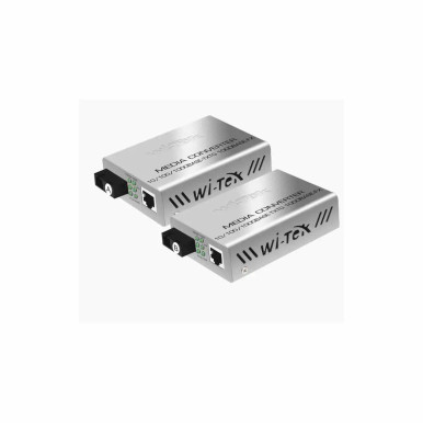 Convertidor de medios / Hasta 25 Km / 1 puerto SC/UPC 1000Mbps / 1 puerto RJ45 1000Mbps / WL: Tx 1310nm - Rx 1550nm / incluye 2 piezas A y B