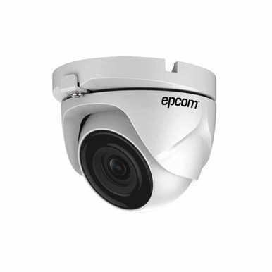 EPCOM CAMARA DOMO Turret TURBOHD 2 Megapixel (1080p) / METÁLICA / Gran Angular 103° / Lente 2.8 mm / IR EXIR 20 Mts / Exterior IP66 / TVI-AHD-CVI-CVBS / dWDR.