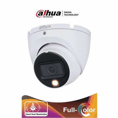 DAHUA HAC-HDW1801TLM-IL-A - Camara Domo 4k/ Iluminador Dual Inteligente + Full Color/ Lente de 2.8mm/ 106 Grados de Apertura/ 20 Metros de Iluminación IR y Visible/ Super Adapt/ Microfono Integrado/ WDR Real de 120 dB/ IP67.