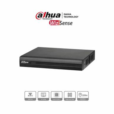 DVR DAHUA XVR1B16H-I 16 Canales 5MP Lite WizSense con Soporte para 24 Canales IP