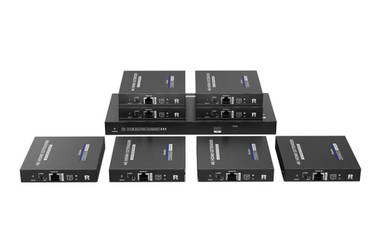 EPCOM TITANIUM Kit Divisor y Extensor HDMI / Divide 1 Fuente HDMI a 8 Pantallas