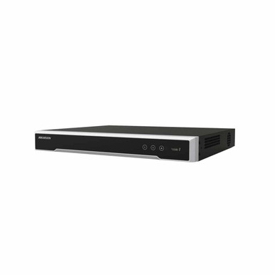 HIKVISION DS-7616NI-Q2/16P(D) NVR 8 Megapixel (4K) (Compatible con Cámaras ACUSENSE) / 16 canales IP / 16 Puertos PoE+ / 2 Bahías de Disco Duro / Salida de Vídeo en 4K / 300 Metros PoE Modo Extendido