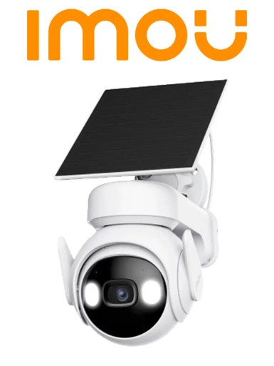 IMOU CELLPTKit (KIT/IPC-K9EN-3T0WE/FSP12-TYPEC) - Kit de Cámara WiFi Cell PT de 3MP con panel solar, lente de 3.6mm y 88° de apertura, audio bidireccional y sensor PIR integrado para seguridad avanzada.