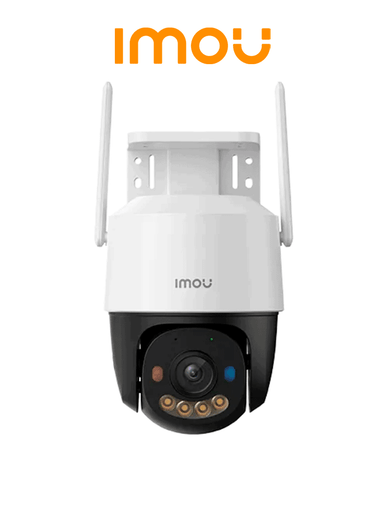 IMOU Cruiser SC 5MP (IPC-K7FN-5H0WE ) - Cámara IP PT de 5 MP/ Wifi/ Full Color/Disuasión activa luces Rojo-Azul/ Audio 2 Vías/ 30 Metros Visión Nocturna/ Sirena de 110 dB/ Smart tracking/ Ranura para MicroSD/ IP66