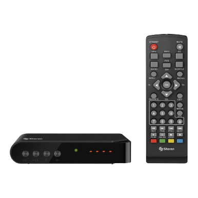 Steren 208-900 Decodificador de TV digital para canales HD