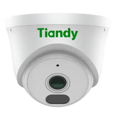 TIANDY TC-C320N SPEC:I3/E/Y/2.8MM/V2.0 2MP AK CAMARA TORRE IP - DOMO - LENTE FIJO - 2.8MM - IR 30M - CARCASA POLICARBONATO - MICROFONO - POE - INTERIOR - AUDIO.