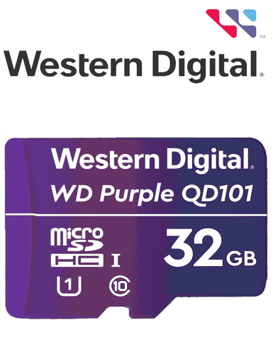 WESTERN DIGITAL WDD032G1P0C MicroSDHC 32GB Purple Clase 10 U1