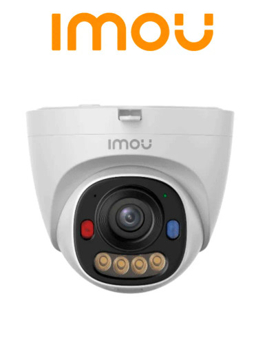 IMOU PS8D - 3MP Cámara Domo, 3MP, PoE, IP67, H.265, Smart Color, disuación activa, Detección de Humanos y Vehiculos, Microfono, Soporta Micro SD 512GB, AOR MODE, ONVIF