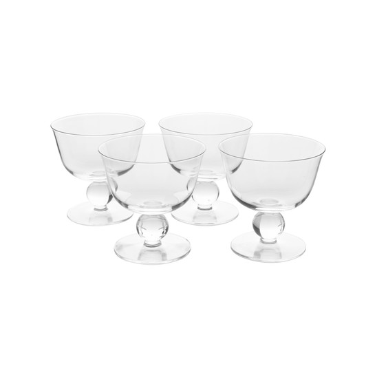 Sinclair Set of 4 Dessert Bowls, 11 x 11cm / 350ml