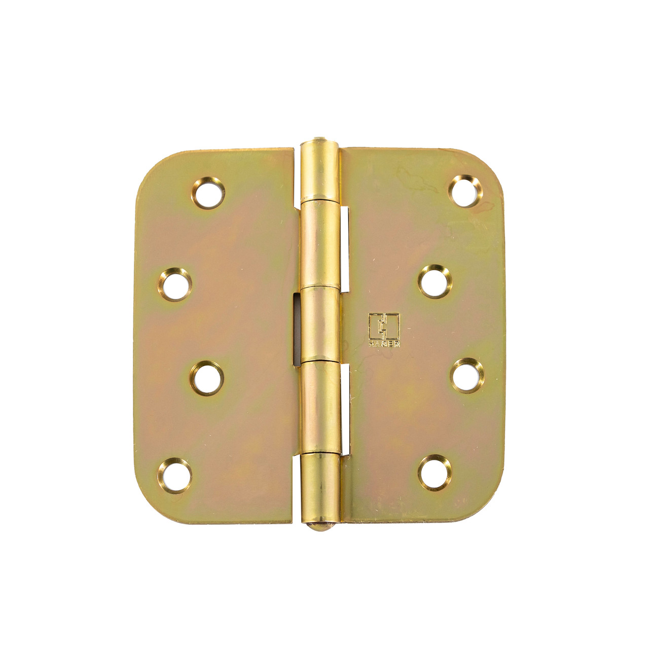 This image showcases the RC1846 4" x 4" Full Mortise Hinge in a stylish NRP brass tone dichromate finish. The hinge is crafted with precision, featuring a durable and corrosion-resistant design suitable for various applications. The 4" x 4" dimensions make it versatile for doors and cabinets. The Non-Removable Pin (NRP) adds an extra layer of security, preventing unauthorized removal. The brass tone dichromate finish not only provides an elegant appearance but also ensures long-lasting protection against the elements. This hinge exemplifies both functionality and aesthetic appeal, making it an ideal choice for quality hardware solutions.