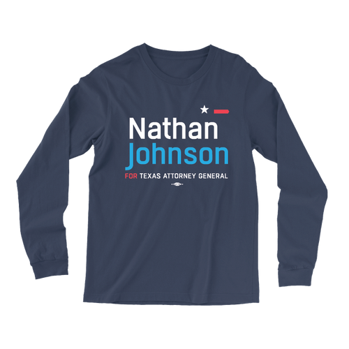 Nathan Johnson (Navy Long-Sleeve Tee)