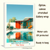  Mid century Modern house No5 giclee on canvas 