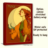  Art Nouveau astrology goddess Taurus boho Zodiac wall art    