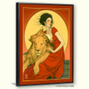  Art Nouveau astrology goddess Leo boho Zodiac wall art   