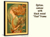 Art Nouveau astrology goddess Virgo boho Zodiac wall art  