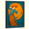  Art Nouveau astrology goddess Sagittarius boho Zodiac wall art   